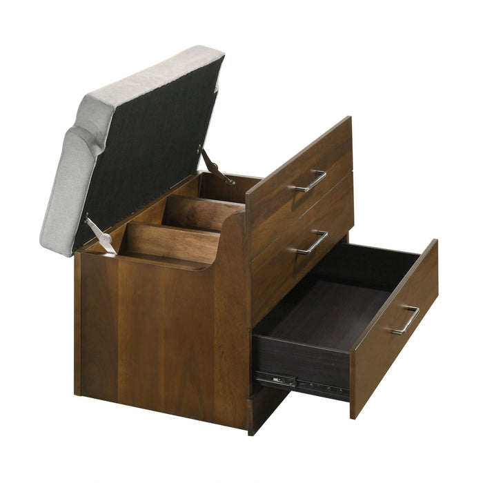 Malibu Dressing Table in Walnut - Tony’s Furniture Store & Linen (GA) - Multi Location