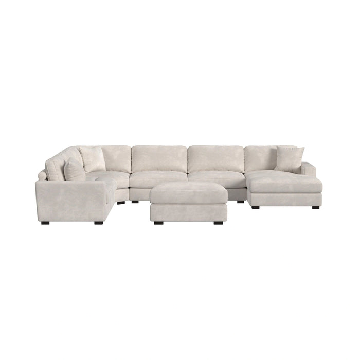 Arizona Modular Sectional Set with RHF Chaise in Steno Beige - Tony’s Furniture Store & Linen (GA) - Multi Location
