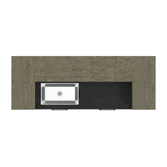 Jemma Bar Table with Light in Grey and Dark Espresso - Tony’s Furniture Store & Linen (GA) - Multi Location