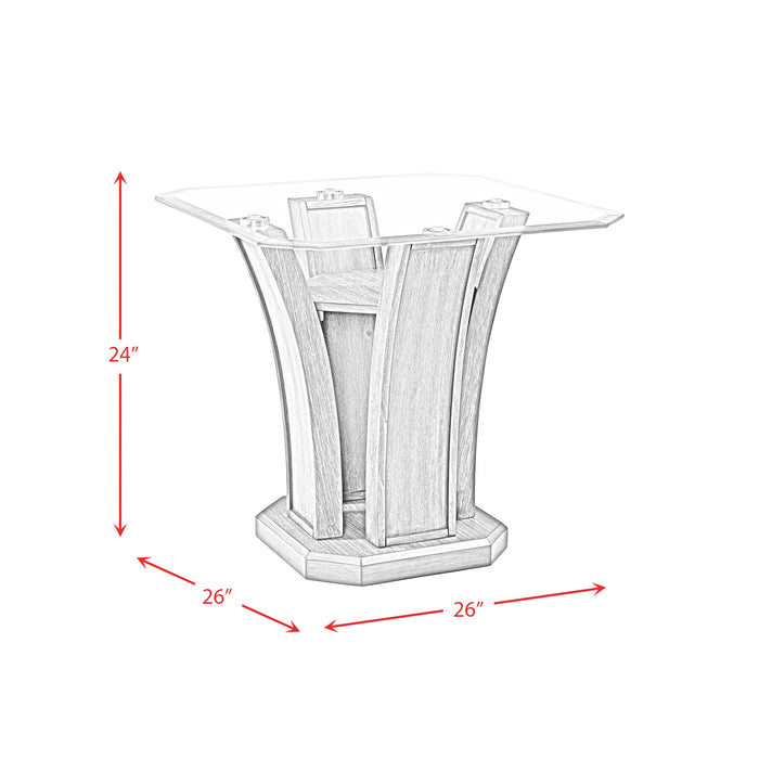Dapper Square End Table Grey - Tony’s Furniture Store & Linen (GA) - Multi Location