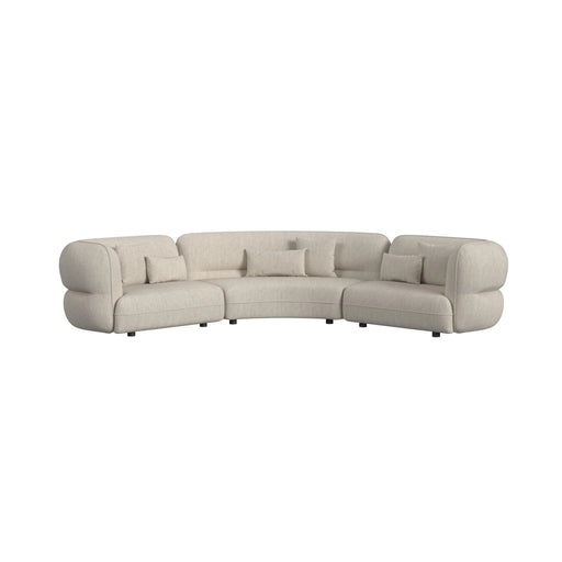 Four Seasons Sectional Set in Woolen Camel with 6 Pillows - Tony’s Furniture Store & Linen (GA) - Multi Location