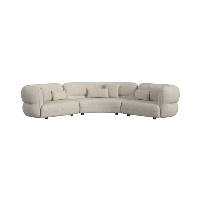 Four Seasons Sectional Set in Woolen Camel with 6 Pillows - Tony’s Furniture Store & Linen (GA) - Multi Location