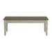 Farmington Storage Dining Bench in Medium Brown and Washed Stone - Tony’s Furniture Store & Linen (GA) - Multi Location