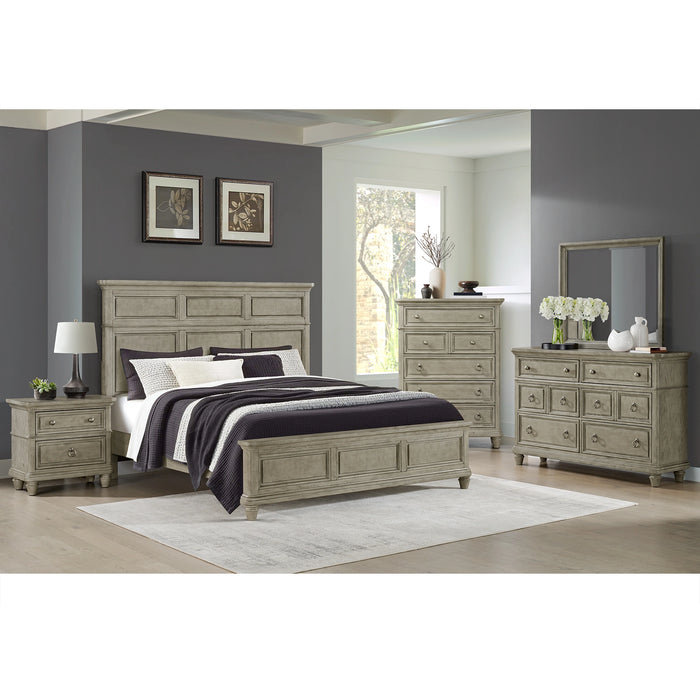 Whit-Ash Dresser and Mirror Set in Light Grey - Tony’s Furniture Store & Linen (GA) - Multi Location