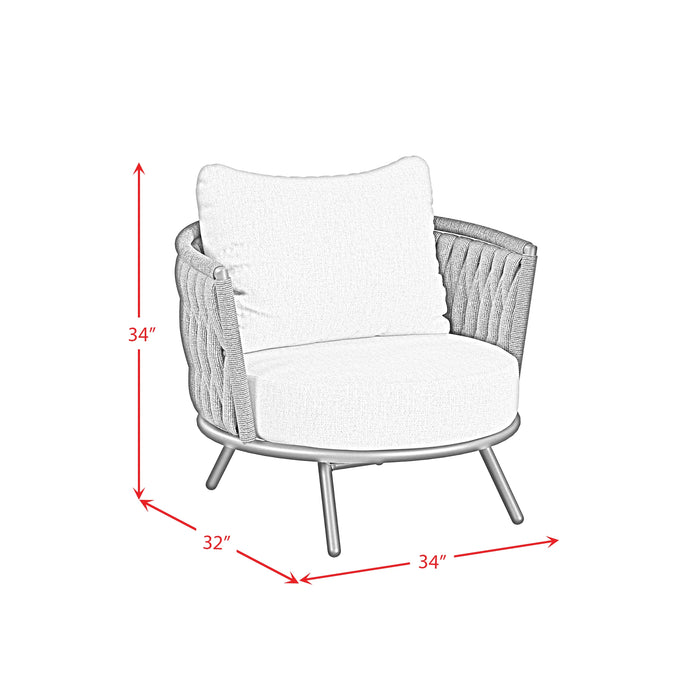 Bali Chairs with Olefin Grey in Dark Grey (2 Per Carton) - Tony’s Furniture Store & Linen (GA) - Multi Location