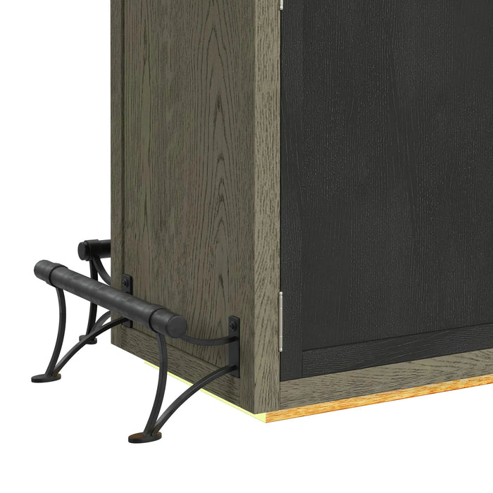 Jemma Bar Table with Light in Grey and Dark Espresso - Tony’s Furniture Store & Linen (GA) - Multi Location