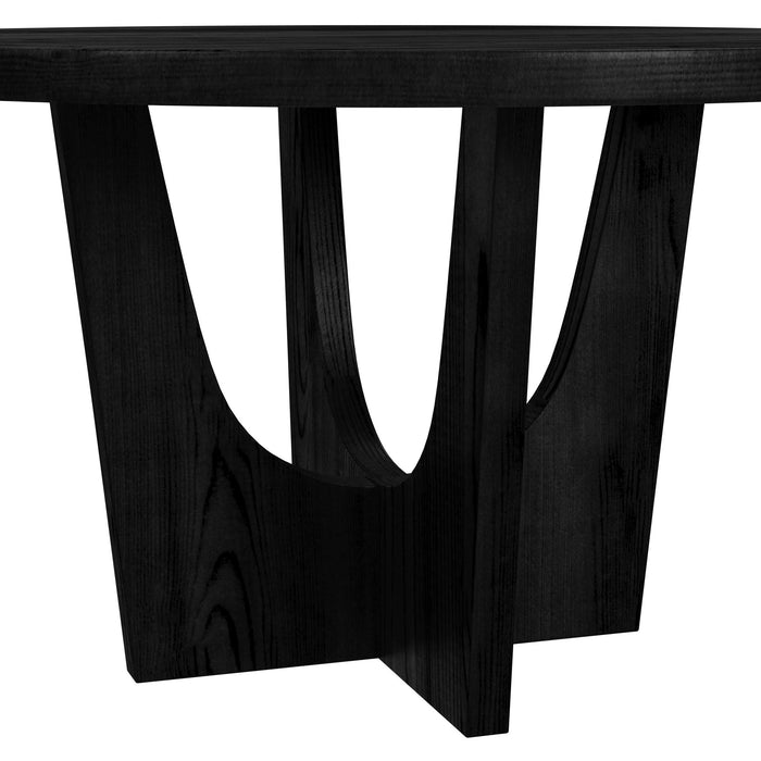Oregon Round Table in Black - Tony’s Furniture Store & Linen (GA) - Multi Location