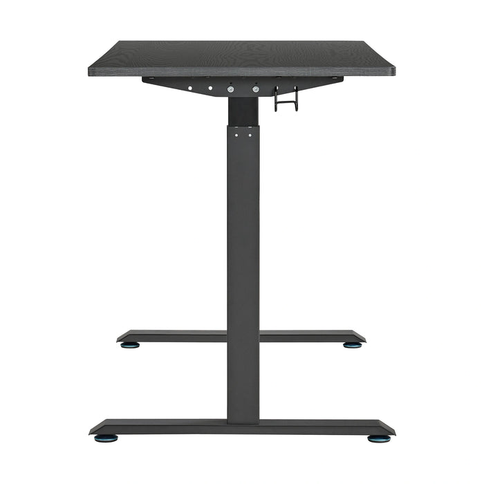 Oakland Adjustable Desk in Black - 3A Packing - Tony’s Furniture Store & Linen (GA) - Multi Location