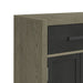 Jemma Buffet and Hutch with Light in Grey and Dark Espresso - Tony’s Furniture Store & Linen (GA) - Multi Location