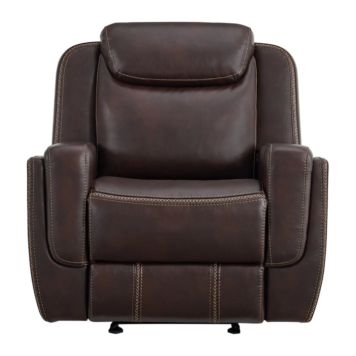 Panther Glider Motion Recliner in Neono Brown
