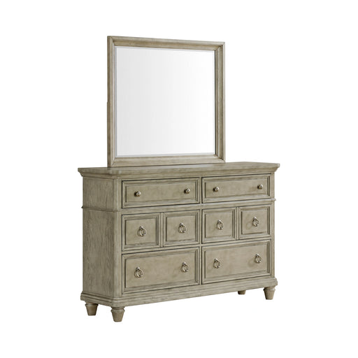 Whit-Ash Dresser and Mirror Set in Light Grey - Tony’s Furniture Store & Linen (GA) - Multi Location