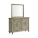 Whit-Ash Dresser and Mirror Set in Light Grey - Tony’s Furniture Store & Linen (GA) - Multi Location