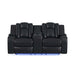 Carlo Power Motion Loveseat with Power Headrest, Console and LED - Tony’s Furniture Store & Linen (GA) - Multi Location