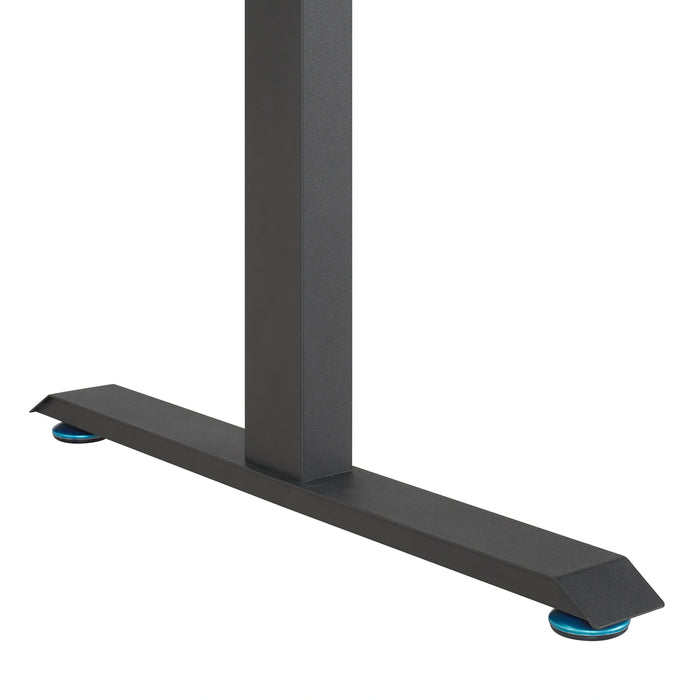 Oakland Adjustable Desk in Black - 3A Packing - Tony’s Furniture Store & Linen (GA) - Multi Location
