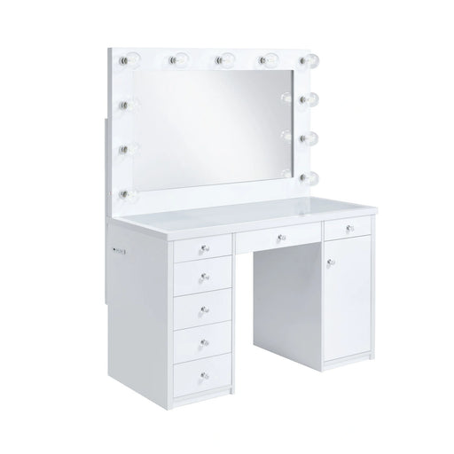 Amia Complete Dressing Table with Lightbulbs - Tony’s Furniture Store & Linen (GA) - Multi Location