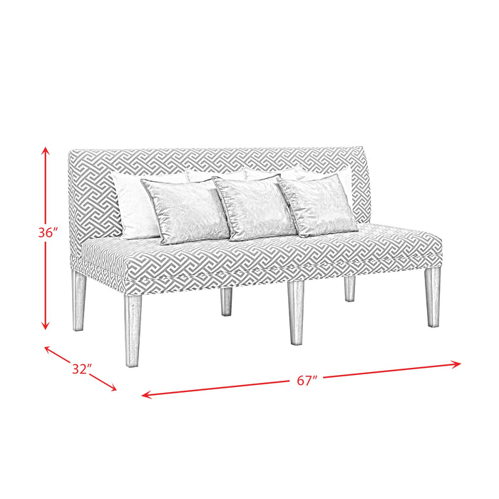Gramercy Dining Three Seat Sofa w/Seven Pillows - Tony’s Furniture Store & Linen (GA) - Multi Location