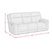 Mustang P3 Sofa with DDT, Wireless Charger in Aline - Tony’s Furniture Store & Linen (GA) - Multi Location