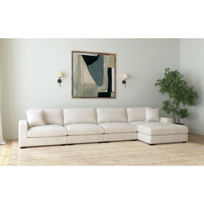 Arizona Modular Sectional Set with RHF Chaise in Steno Beige - Tony’s Furniture Store & Linen (GA) - Multi Location