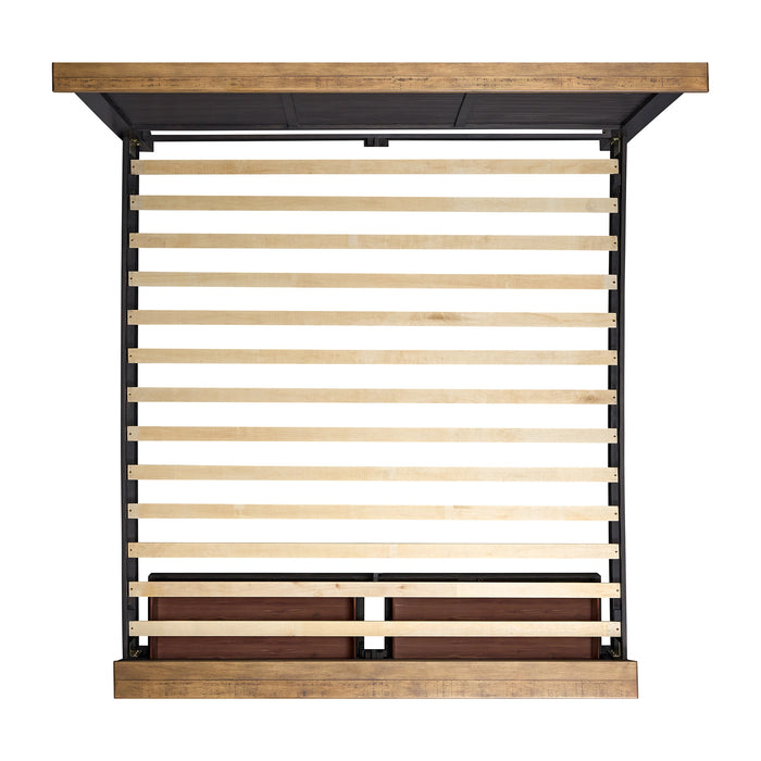 Montrose Storage Bed in Espresso & Brown - Tony’s Furniture Store & Linen (GA) - Multi Location