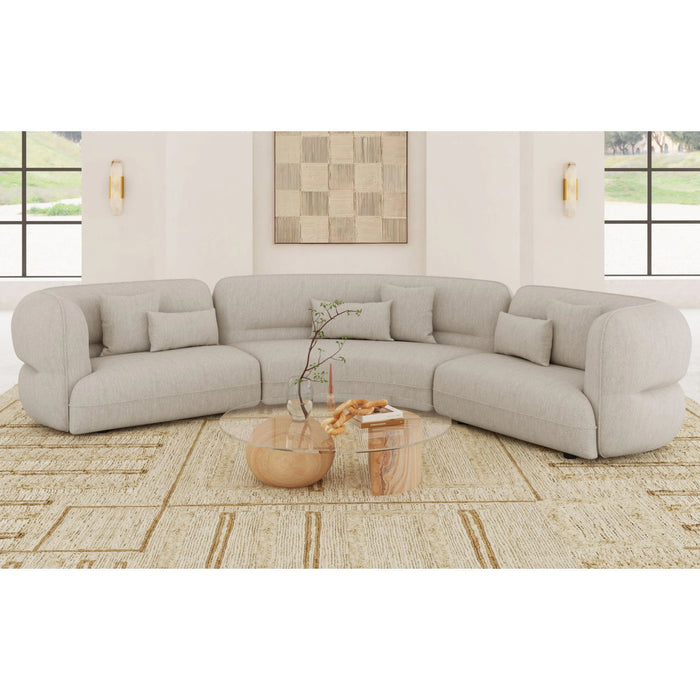 Four Seasons Loveseat in Woolen Camel with 2 Pillows - Tony’s Furniture Store & Linen (GA) - Multi Location