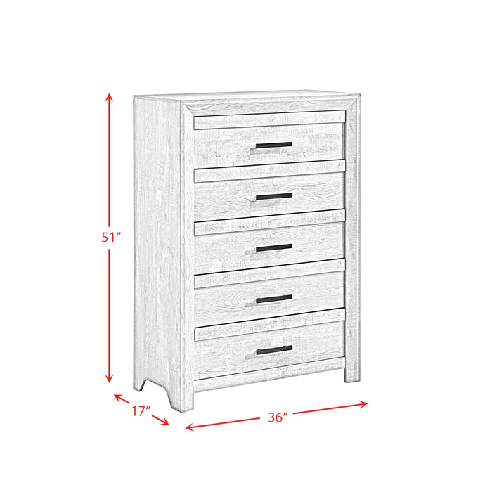 Ellen Panel Bedroom Set in White - Tony’s Furniture Store & Linen (GA) - Multi Location