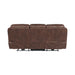 Atlantis Power Motion Sofa with Power Motion Head Recliner in Heritage Brown - Tony’s Furniture Store & Linen (GA) - Multi Location