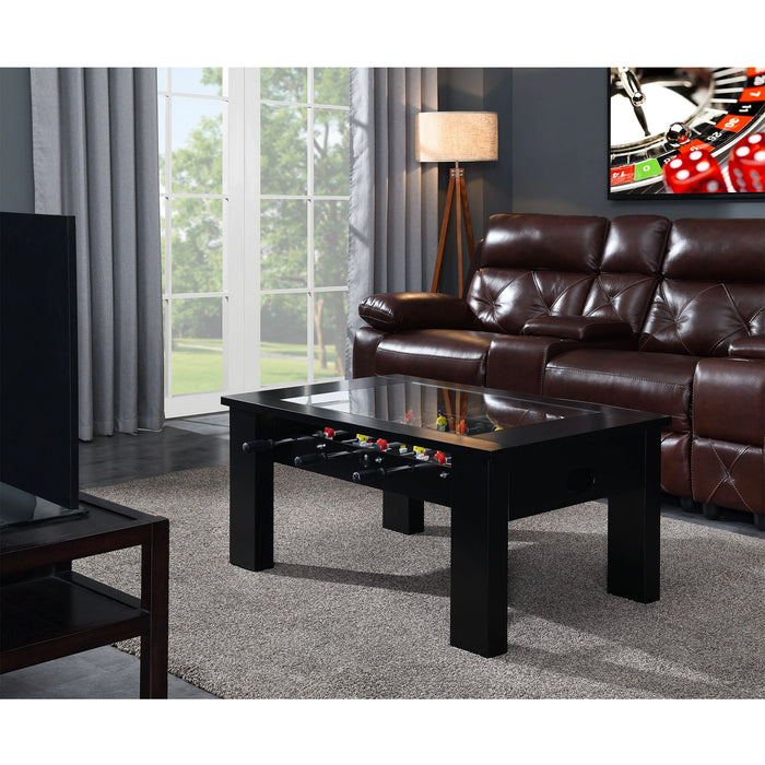 Giga Foosball Table (SSG-110601) Black Foosball Table - Tony’s Furniture Store & Linen (GA) - Multi Location