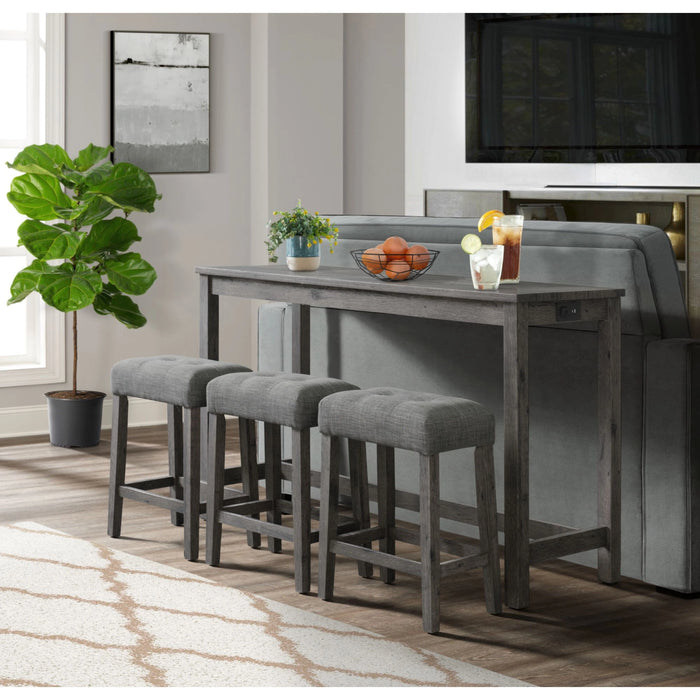Oak Lawn Bar Table Single Pack (Table + Three Stools) - Tony’s Furniture Store & Linen (GA) - Multi Location
