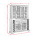 Montrose Server and Hutch with LED Light in Espresso and Brown - Tony’s Furniture Store & Linen (GA) - Multi Location