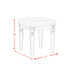 Twenty Nine Dressing Stool W/Acrylic Leg White - Tony’s Furniture Store & Linen (GA) - Multi Location