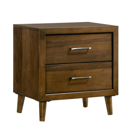 Malibu 2-Drawer Nightstand in Walnut - Tony’s Furniture Store & Linen (GA) - Multi Location