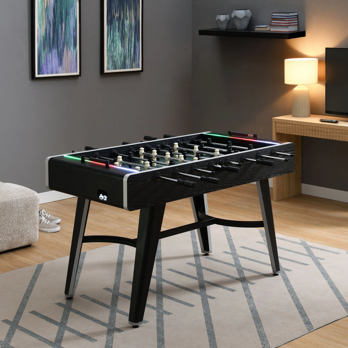 Amaya Indoor Foosball with LED in Black (3A Packing) - Tony’s Furniture Store & Linen (GA) - Multi Location