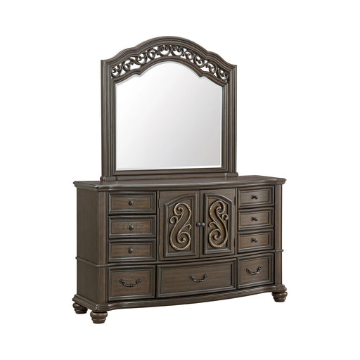 Brunswick Dresser and Mirror Set in Mahogany - Tony’s Furniture Store & Linen (GA) - Multi Location