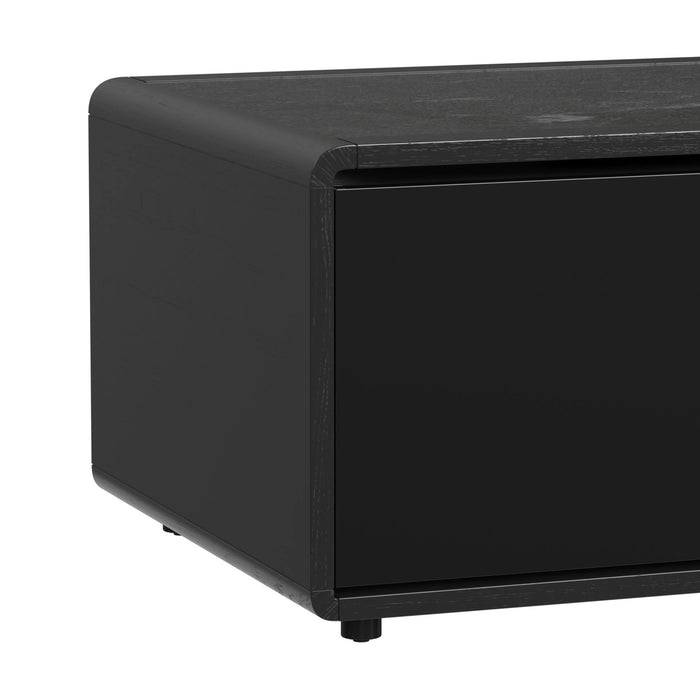 Halo Smart Coffee Table with Cooler and Speaker in Black - Tony’s Furniture Store & Linen (GA) - Multi Location
