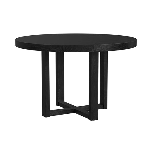 Bahama Breeze 47.5"" Round Dining Table in Black - Tony’s Furniture Store & Linen (GA) - Multi Location