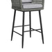 Bayhill Barstool with Grey Fabric in Black (2 Per Carton) - Tony’s Furniture Store & Linen (GA) - Multi Location