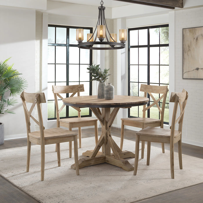 Callista Round 5PC Dining Set-Table and Four Seats - Tony’s Furniture Store & Linen (GA) - Multi Location