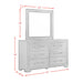 Allan Dresser & Mirror Set in Black - Tony’s Furniture Store & Linen (GA) - Multi Location