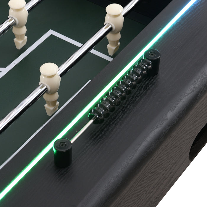 Amaya Indoor Foosball with LED in Black (3A Packing) - Tony’s Furniture Store & Linen (GA) - Multi Location