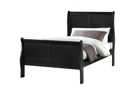 Crown Mark Furniture Louis Philip Twin Bed in Black image