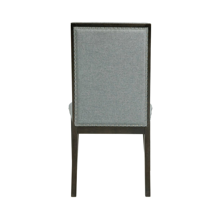 Donovan Upholstery Side Chair Dark (2 Per Pack) - Tony’s Furniture Store & Linen (GA) - Multi Location