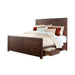 Jax Platform Storage Bed in Cherry - Tony’s Furniture Store & Linen (GA) - Multi Location
