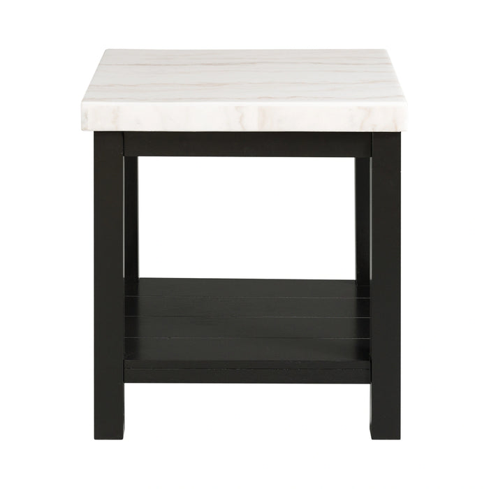 Marcello w/ White Top - End table - Tony’s Furniture Store & Linen (GA) - Multi Location