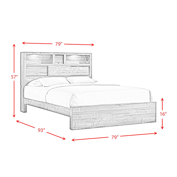 Bailey Bookcase Panel Bedroom Set with Bluetooth - Tony’s Furniture Store & Linen (GA) - Multi Location