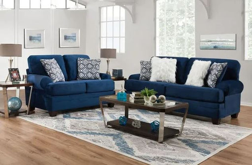 Groovy - Navy - 2pc Sofa & Love seat Collection - Tony’s Furniture Store & Linen (GA) - Multi Location