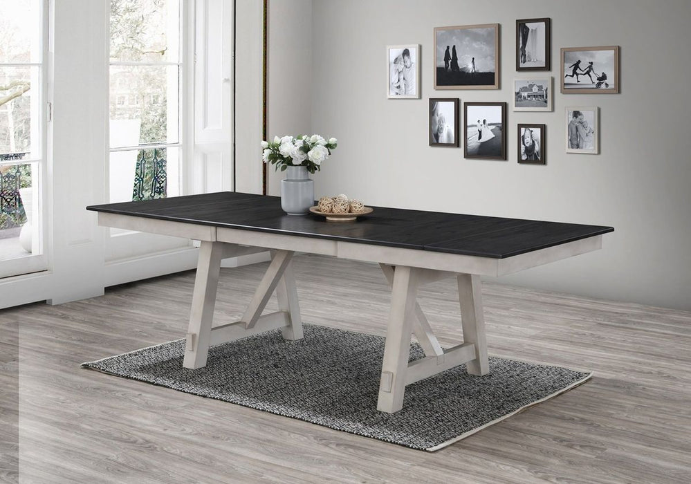 Crown Mark Maribelle Rectangular Dining Table in Chalk/Grey - Tony’s Furniture Store & Linen (GA) - Multi Location