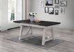 Crown Mark Maribelle Rectangular Dining Table in Chalk/Grey - Tony’s Furniture Store & Linen (GA) - Multi Location