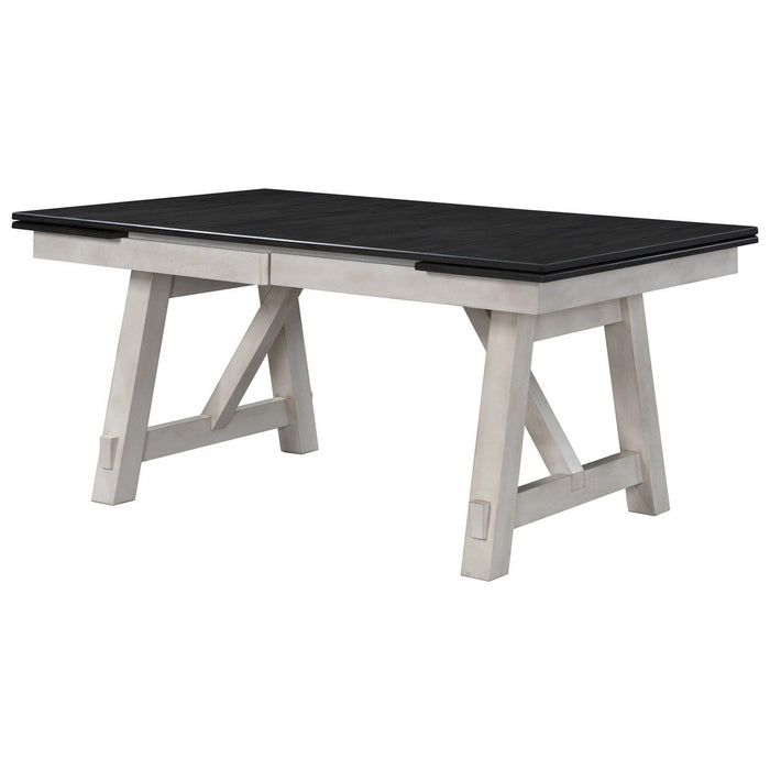 Crown Mark Maribelle Rectangular Dining Table in Chalk/Grey - Tony’s Furniture Store & Linen (GA) - Multi Location