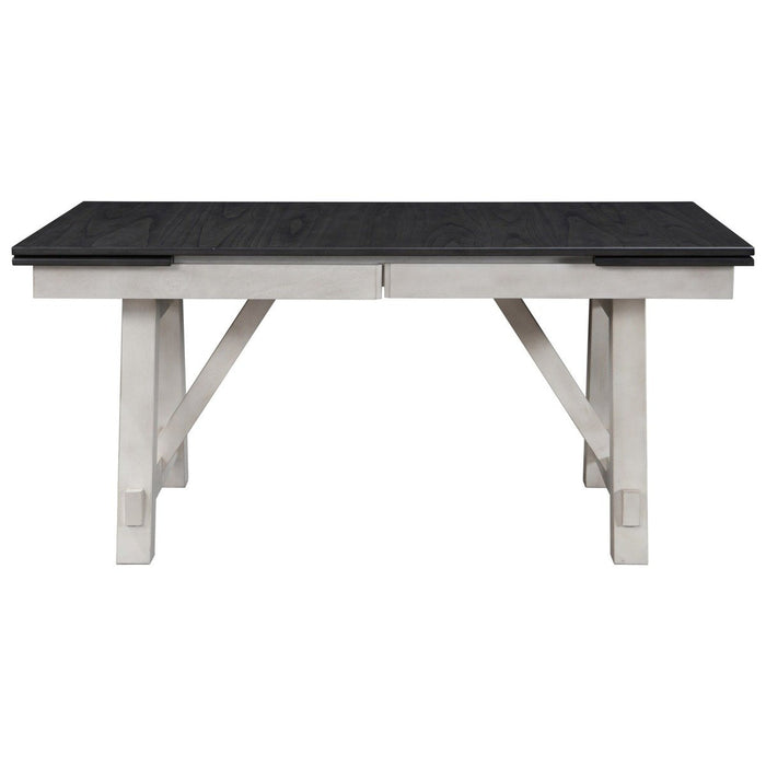Crown Mark Maribelle Rectangular Dining Table in Chalk/Grey - Tony’s Furniture Store & Linen (GA) - Multi Location