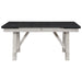 Crown Mark Maribelle Rectangular Dining Table in Chalk/Grey - Tony’s Furniture Store & Linen (GA) - Multi Location